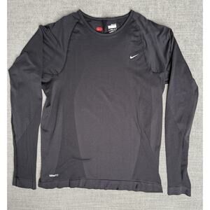 Nike FitDry Women's Long Sleeve Black Active Top Medium